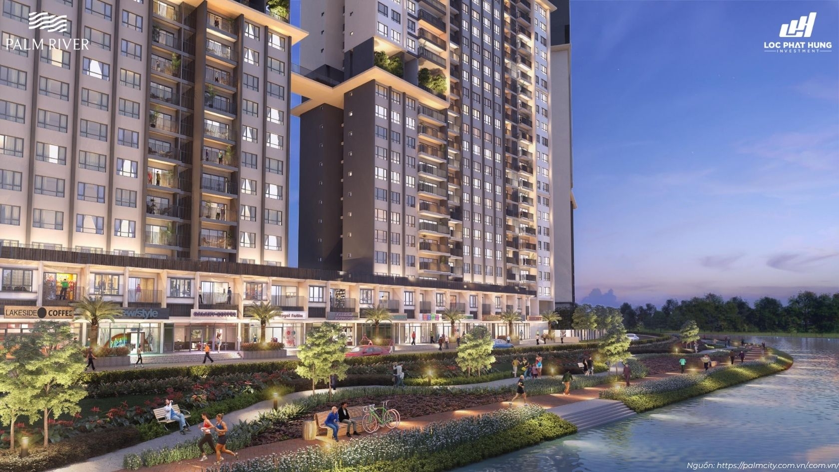 Tiện ích khu đô thị Palm City, khu Rạch Chiếc TP. Thủ Đức